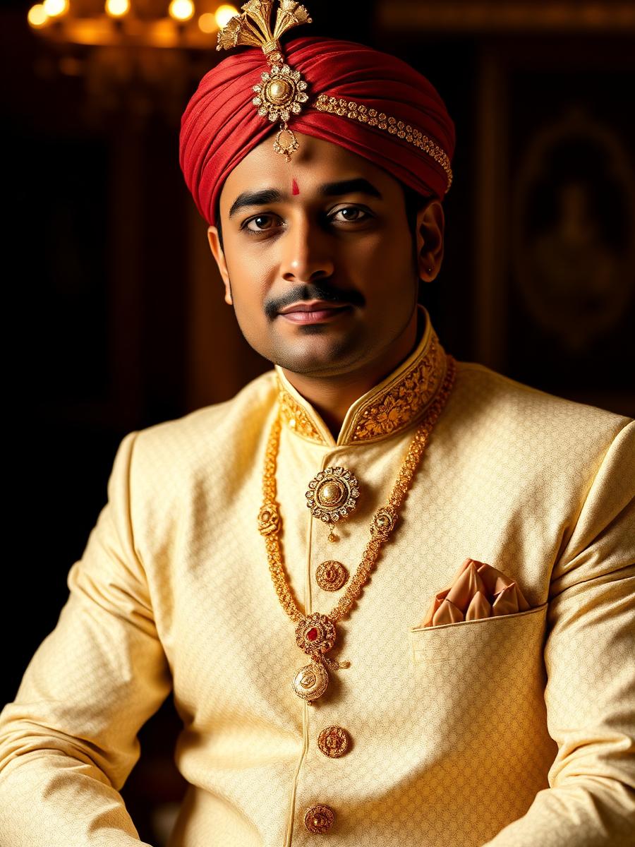 The Sarpech — Turban ornament in uncut diamond